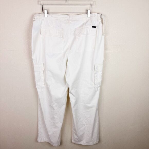 Sanctuary White Cargo Wide Leg Pants Size 1X - Picture 5 of 6